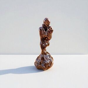 1960s Vintage Mid Century Modern “The Lovers” Ceramic Statue Signed